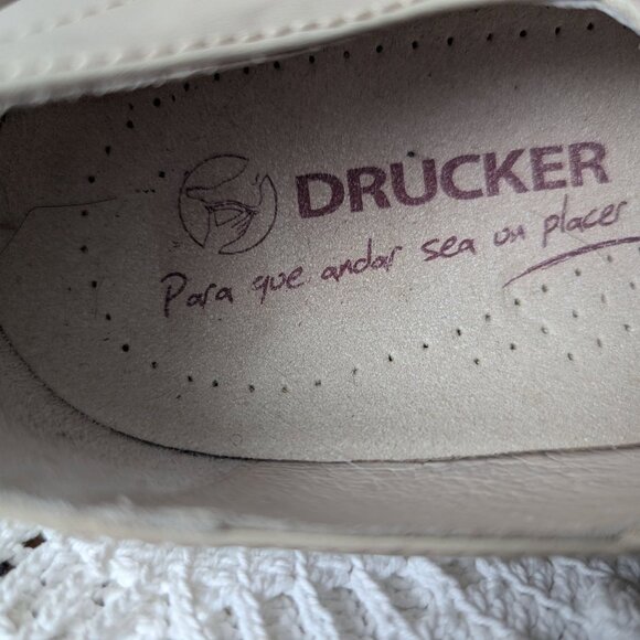 Drucker woman shoes  white beige size 41 eur 9.5 us - Picture 6 of 7